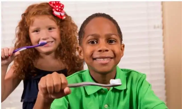 Children Toothbrushing